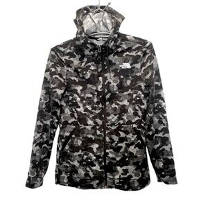 THE NORTH FACE | Women’s THE NORTH FACE Black & White Camo Zip Hoodie, Size S/P